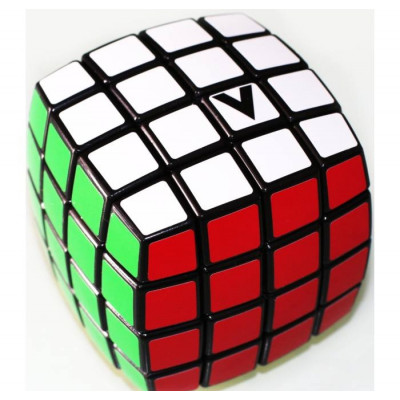 V-Cube 4x4 versenykocka, lekerekített fekete