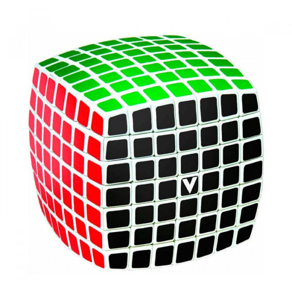 V-Cube 7x7 versenykocka, lekerekített fehér | Rubik kocka