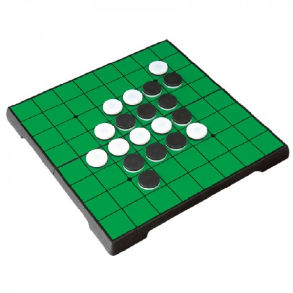 Mágneses összecsukható Játék öt egy soros játék fekete-fehér sakkfigurával