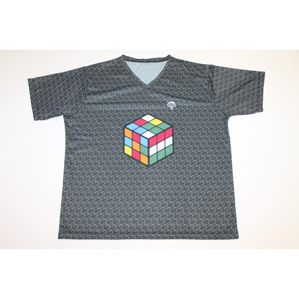 Rubikos póló szürke | Rubik kocka