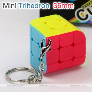 FanXin keychain three face cube 3x3x3 - Trihedron | Rubik kocka