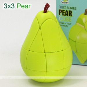 FanXin puzzle 3x3 fruit cube - Pear | Rubik kocka