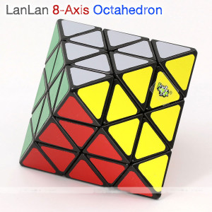 LanLan 8-Axis Octahedron diamond cube turn faces | Rubik kocka