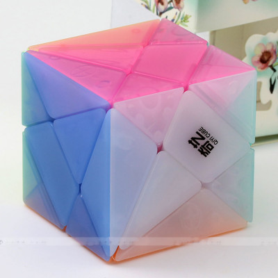 QiYi cube transparent Jelly colour series of Axis | Rubik kocka