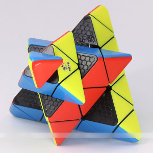 YuXin LittleMagic Pyraminx 4x4 cube