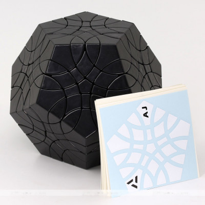 AJ Red cotton Curvy Dino cube Megaminx dodecahedron