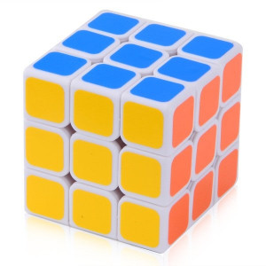 57mm Funs Puzzle ShuangRen II Magic Cube White 