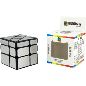 Cubing Classroom Windmirror Magic Cube Brushed Silver | Rubik kocka