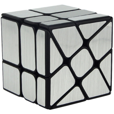 Cubing Classroom Windmirror Magic Cube Brushed Silver | Rubik kocka