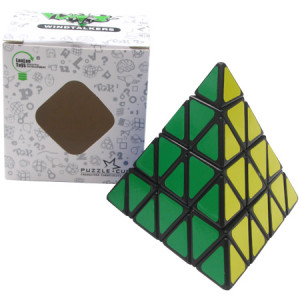 LanLan 4-layer Pyraminx Speed Cube Black | Rubik kocka