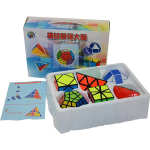 ShengShou 6 Magic Cubes Bundle - Skewb Megaminx Pyraminx Mastermorphix SQ-1 Magic Snake | Rubik kocka
