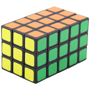 WitEden Fully Functional 3x3x5 Cuboid Cube Black 
