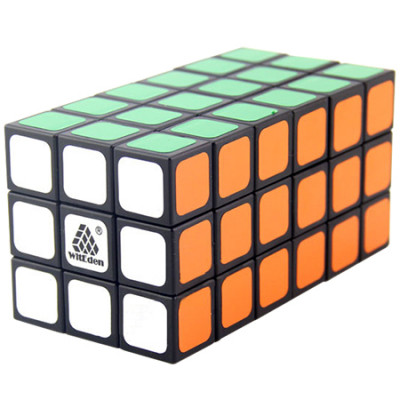 WitEden Fully Functional 3x3x6 Cuboid Cube Black | Rubik kocka