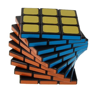 WitEden I Super 3x3x9 Magic Cube Black | Rubik kocka