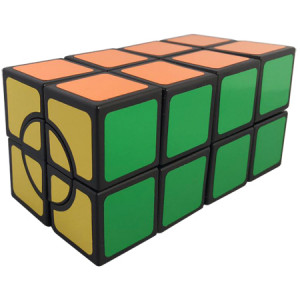 WitEden Super 2x2x4 Cuboid Cube Black | Rubik kocka
