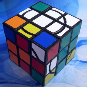 WitEden Super 3x3x3 Magic Cube Black | Rubik kocka