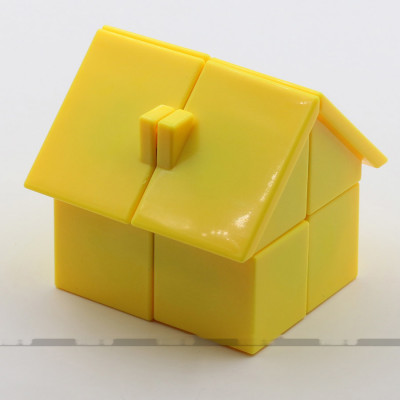 YongJun Special 2x2x2 cube - House yellow
