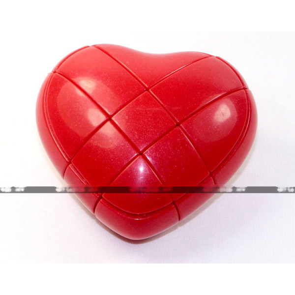 YongJun special 3x3x3 cube - Love Heart Red | Rubik kocka