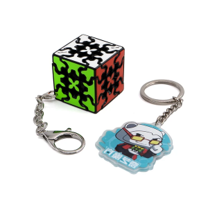 QiYi Keychains Mini Gear 3x3x3 cube Key Ring | Rubik kocka