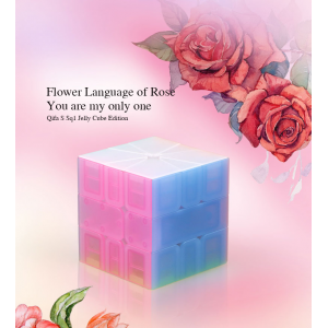 QiYi cube transparent Jelly colour series of Square1 | Rubik kocka