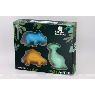 FanXin Three Little Dinosaurs 2x2x3 cube puzzle 1. 