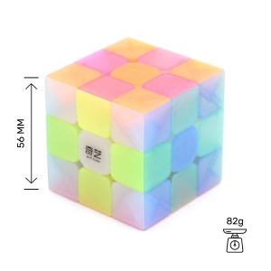 QiYi cube transparent Jelly colour series of 3x3 | Rubik kocka