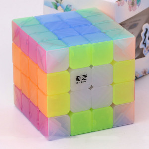 QiYi cube transparent Jelly colour series of 4x4 | Rubik kocka