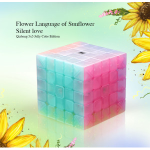 QiYi cube transparent Jelly colour series of 5x5 | Rubik kocka