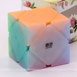 QiYi cube transparent Jelly colour series of SkewB | Rubik kocka